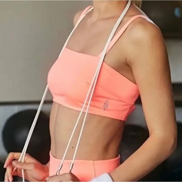 NWT Free People FP Movement Very Prairie Bra In Papyana Punch - Picture 2 of 11